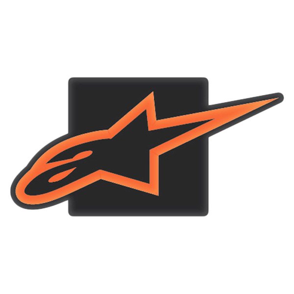 Alpinestars® - Black / Orange Hitch Covers for 2" Receivers
