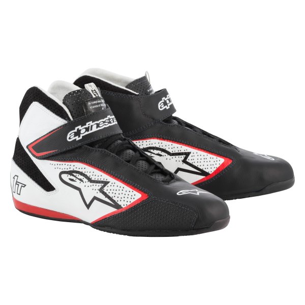 Alpinestars® - Tech-1 T 2019+ Model Black/White/Red 10 Shoes
