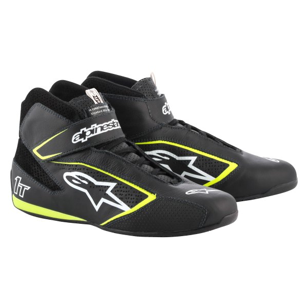 Alpinestars® - Tech-1 T 2019+ Model Black/White/Fluorescent Yellow 7 Shoes