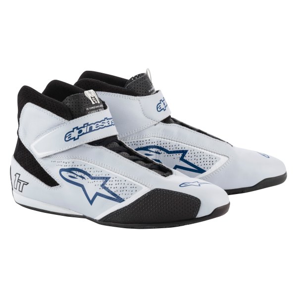 Alpinestars® - Tech-1 T 2019+ Model Silver/Blue 10.5 Shoes