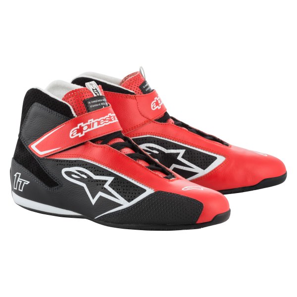 Alpinestars® - Tech-1 T 2019+ Model Red/Black/White 10.5 Shoes