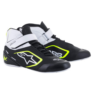 Alpinestars® - 2022 Tech-1 K V2 Black/White/Yellow 10 Shoes