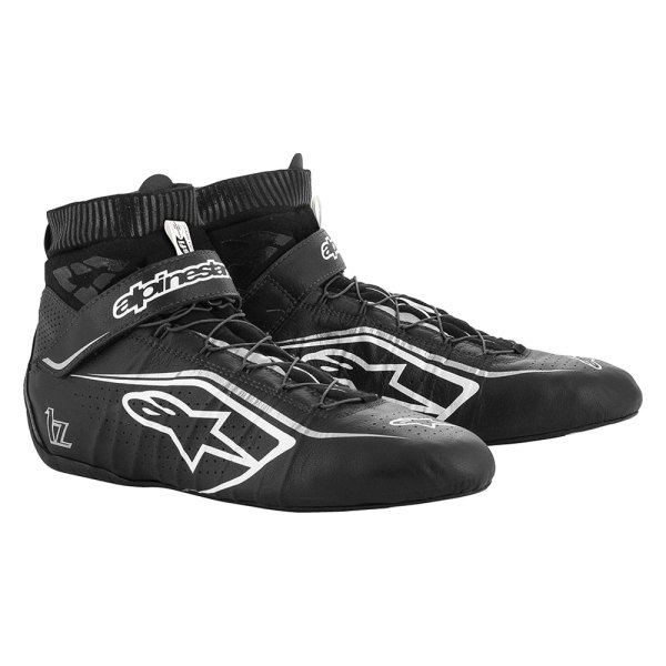 Alpinestars® - Tech-1 Z V2 Black/White/Silver 10.5 Shoes