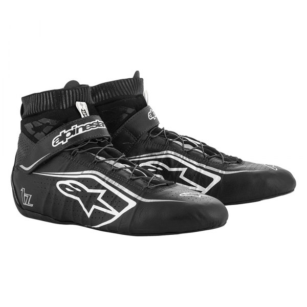 Alpinestars® - Tech-1 Z V2 Black/White/Silver 10 Shoes