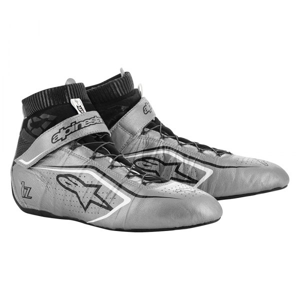 Alpinestars® - Tech-1 Z V2 Silver/Black/White 10.5 Shoes