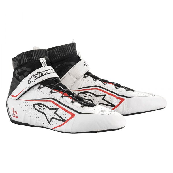 Alpinestars® - Tech-1 Z V2 White/Black/Red 10.5 Shoes