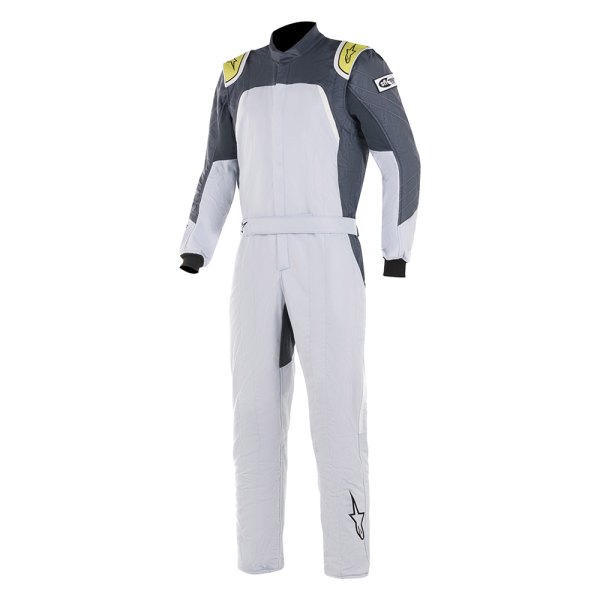 Alpinestars® - GP Pro Comp Silver Blue/Asphalt/Lime 44 Bootcut Suit