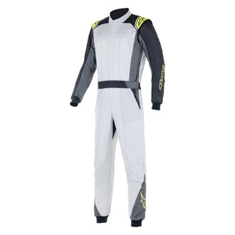 Alpinestars® - Atom FIA Silver/Anthracite/Fluo Yellow 46 Racing Suit