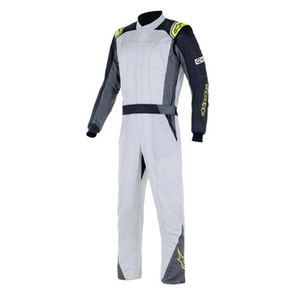 Alpinestars® - Atom SFI Silver/Anthracite/Fluo Yellow 52 Bootcut Suit