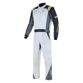 Alpinestars® - Atom SFI Silver/Anthracite/Fluo Yellow 64 Bootcut Suit