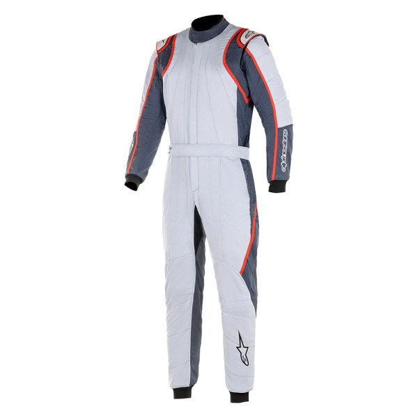 Alpinestars® - GP Race V2 Silver/Asphalt/Red 54 Suit