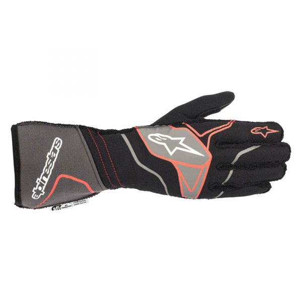 Alpinestars® - Tech-1 ZX V2 Black/Anthracite/Red Large Gloves