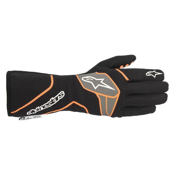 Alpinestars® - Tech-1 Race V2 Black/Fluorescent Orange Medium Gloves