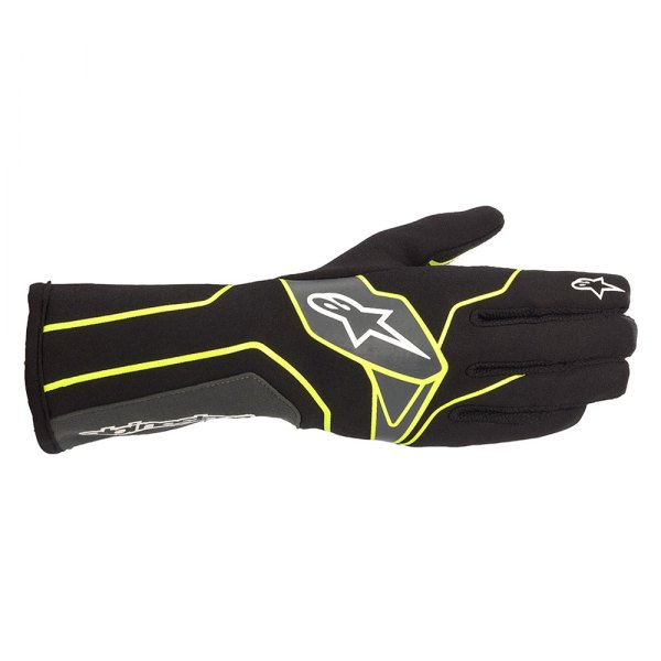 Alpinestars® - Tech-1 K V2 Black/Yellow Fluorescent/Anthracite 2X-Large Gloves