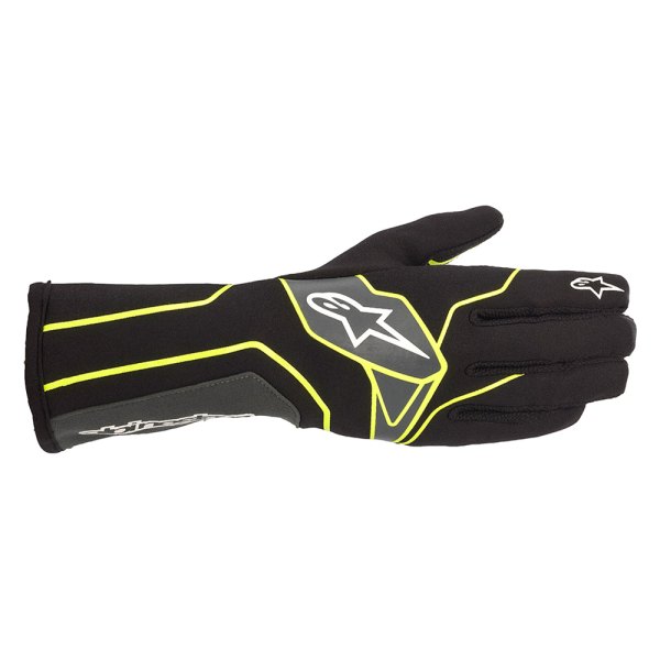 Alpinestars® - Tech-1 K V2 Black/Yellow Fluorescent/Anthracite Medium Gloves