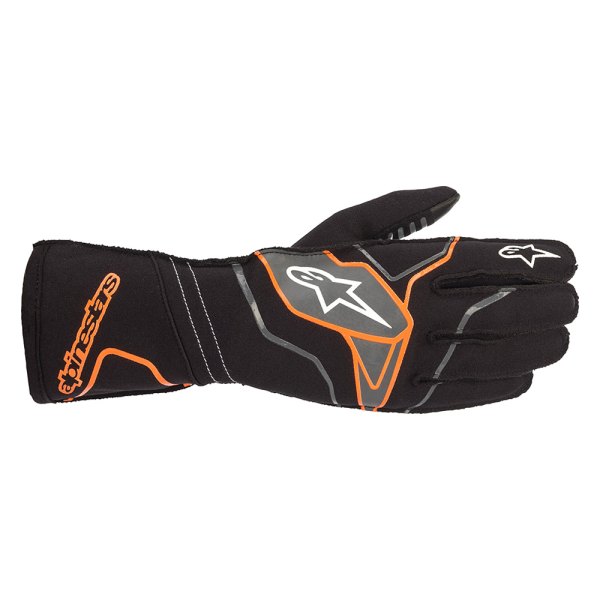 Alpinestars® - Tech-1 K Race V2 Black/Fluorescent Orange 2X-Large Gloves