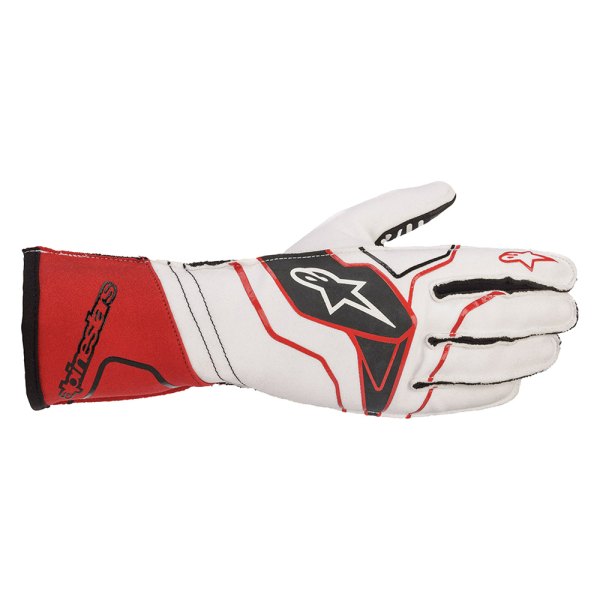 Alpinestars® - Tech-1 K Race V2 White/Red/Black Large Gloves