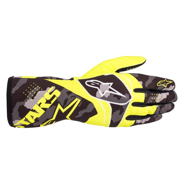 Alpinestars® - Camo Yellow Fluorescent/Black Medium Gloves