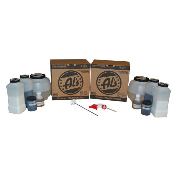 Als Liner® - 2 Gallons Black Truck Bed Liner Kit