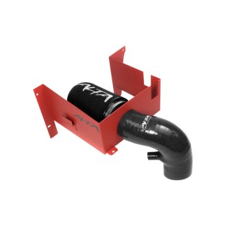 ALTA Performance® - Reinforced Silicone High Gloss Black Cold Air Intake System with Black Filter