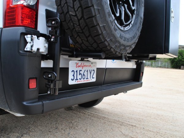 Aluminess® - Rear Door Bolt-On Box and Tire Carrier