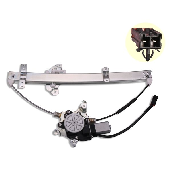 Alzare® - Front Driver Side Power Window Regulator and Motor Assembly
