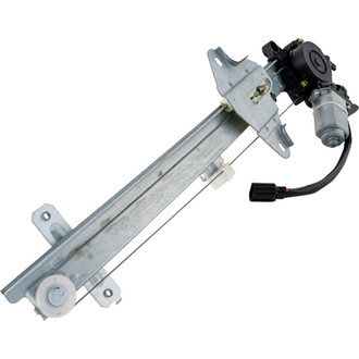 Alzare® - Rear Driver Side Power Window Regulator and Motor Assembly