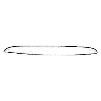 Alzare® - Driver Side Hood Molding (Standard Line)