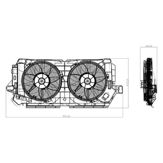 Alzare® - Engine Cooling Fan Assembly