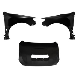 Alzare® - 3-Piece (Hood Panel, Front Driver and Passenger Side Fender) (CAPA Certified)