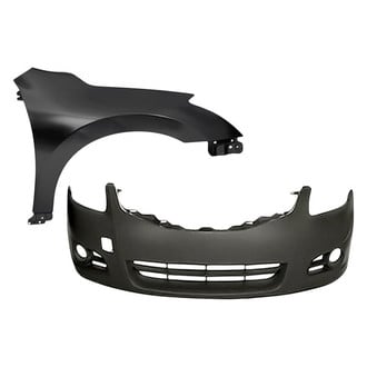 Alzare® BNDL-223008 - 2-Piece (Front Bumper Cover, Front Passenger Side Fender) (CAPA Certified)