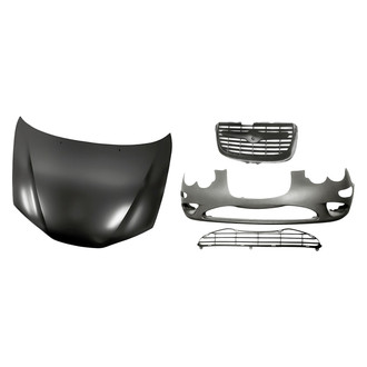 Alzare® - 4-Piece (Front Bumper Cover, Grille, Hood Panel, Front Lower Bumper Grille) (Standard Line)