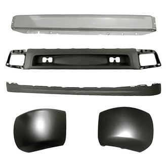 Alzare® - 5-Piece (Front Bumper Reinforcement, Front Bumper Air Deflector, Front Bumper Deflector Extension, Front Inner and Outer Bumper End) (Standard Line)