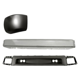 Alzare® - 3-Piece (Front Bumper Reinforcement, Front Bumper Air Deflector, Front Driver Side Bumper End) (Standard Line)