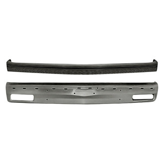 Alzare® - 2-Piece (Front Bumper Face Bar, Front Bumper Impact Strip) (Standard Line)