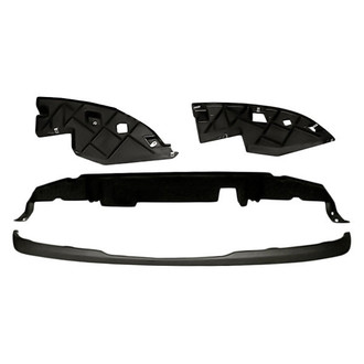 Alzare® - 4-Piece (Front Lower Bumper Air Deflector, Front Lower Bumper Cover Support Bracket, Front Inner and Outer Bumper Filler) (Standard Line)