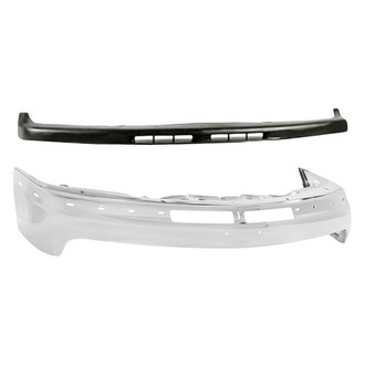 Alzare® - 2-Piece (Front Bumper Face Bar, Front Upper Bumper Valance) (Standard Line)