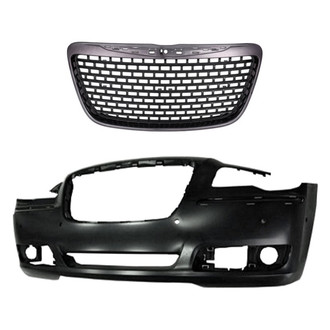 Alzare® - 2-Piece (Front Bumper Cover, Grille) (Standard Line)