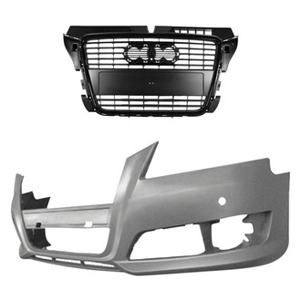 Alzare® - 2-Piece (Front Bumper Cover, Grille) (Standard Line)