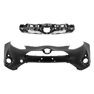 Alzare® - 2-Piece (Front Bumper Cover, Grille) (CAPA Certified)