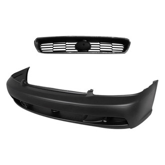 Alzare® BNDL-234645 - 2-Piece (Front Bumper Cover, Grille) (Standard Line)