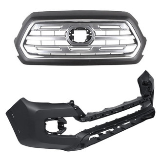 Alzare® - 2-Piece (Front Bumper Cover, Grille) (Standard Line)