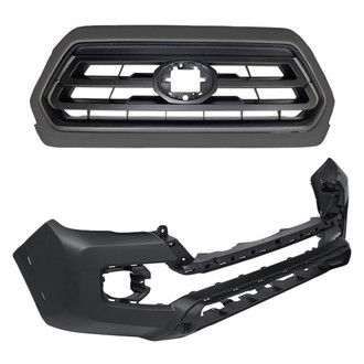 Alzare® - 2-Piece (Front Bumper Cover, Grille) (Standard Line)