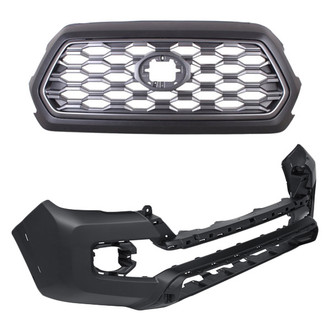 Alzare® - 2-Piece (Front Bumper Cover, Grille) (Standard Line)
