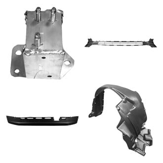 Alzare® - Front Bumper Spoiler Kit