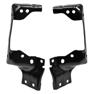 Alzare® - Front Inner Driver and Passenger Side Bumper Bracket Set (CAPA Certified)
