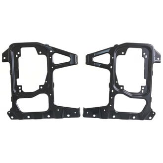 Alzare® CH1061113C - Front Inner Driver and Passenger Side Bumper Bracket Set (CAPA Certified)