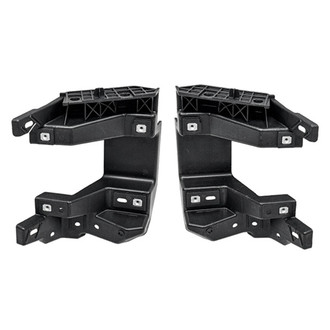Alzare® - Front Driver and Passenger Side Fog Light Bracket Set (CAPA Certified)