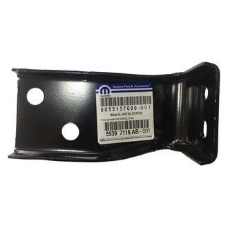 Alzare® CH1163105 - Rear Outer Passenger Side Bumper Cover Bracket (Standard Line)