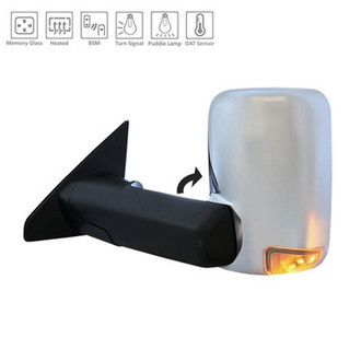 Alzare® - Driver Side Power Towing Mirror (Heated, Foldaway) (Standard Line)